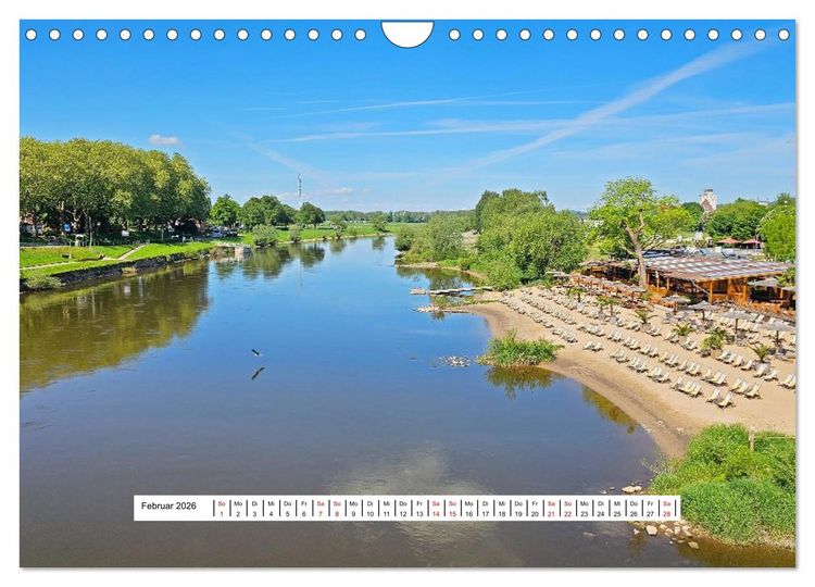 Produktbild: Bad Oeynhausen - Von Rinteln bis Porta Westfalica (Wandkalender 2026 DIN A4 quer), CALVENDO Monatskalender