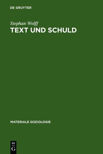 Produktbild: Text und Schuld