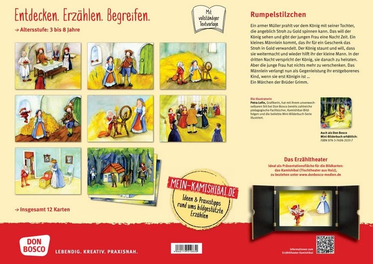 Produktbild: Rumpelstilzchen. Kamishibai Bildkartenset.