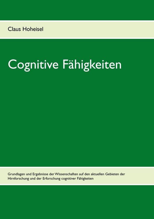 Produktbild: Cognitive F&auml;higkeiten