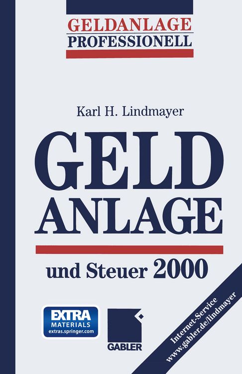 Produktbild: Geldanlage und Steuer 2000