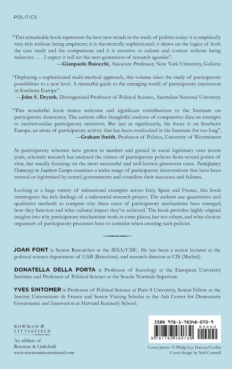 Produktbild: Participatory Democracy in Southern Europe