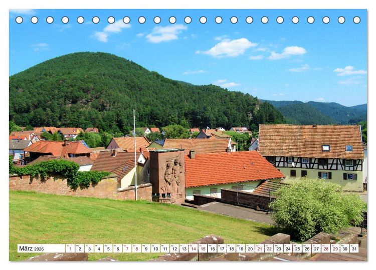 Produktbild: S&uuml;dliche Weinstra&szlig;e und S&uuml;dwestpfalz (Tischkalender 2026 DIN A5 quer), CALVENDO Monatskalender