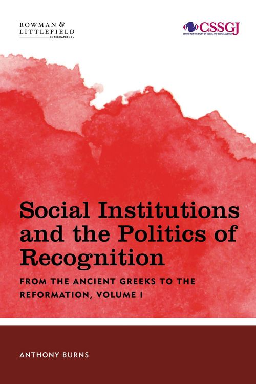 Produktbild: Social Institutions and the Politics of Recognition