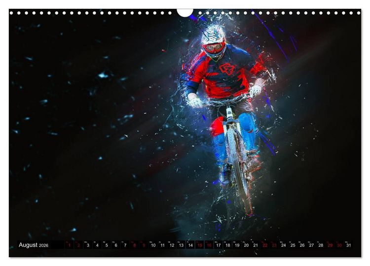 Produktbild: Downhill Explosion (Wandkalender 2026 DIN A3 quer), CALVENDO Monatskalender