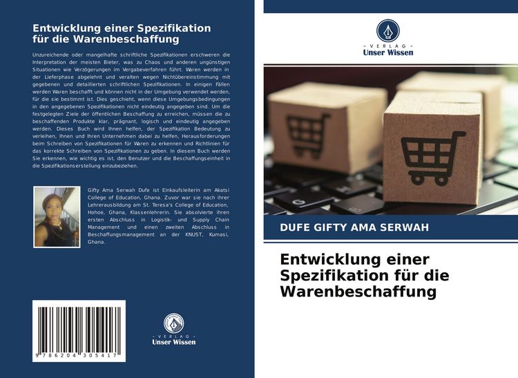 Produktbild: Entwicklung einer Spezifikation f&uuml;r die Warenbeschaffung