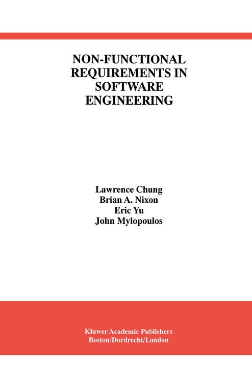 Produktbild: Non-Functional Requirements in Software Engineering