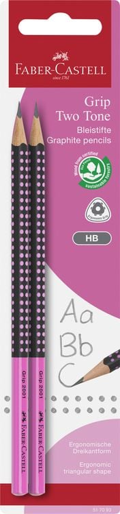 Produktbild: Faber-Castell Bleistift Jumbo Grip Two Tone 2xBS BK