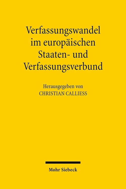 Produktbild: Verfassungswandel im europ&auml;ischen Staaten- und Verfassungsverbund