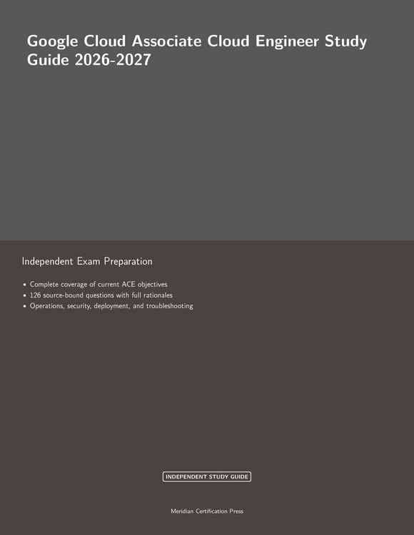 Produktbild: Google Cloud Associate Cloud Engineer Study Guide 2026-2027