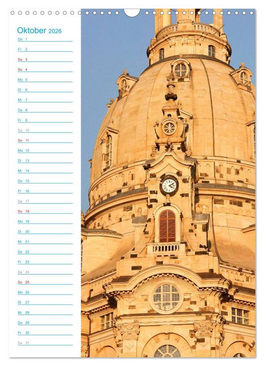 Produktbild: Frauenkirche Dresden (Wandkalender 2026 DIN A3 hoch), CALVENDO Monatskalender