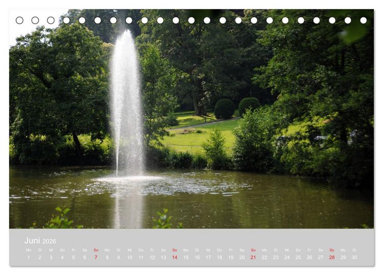 Produktbild: Das Bergische Land - wundersch&ouml;n (Tischkalender 2026 DIN A5 quer), CALVENDO Monatskalender