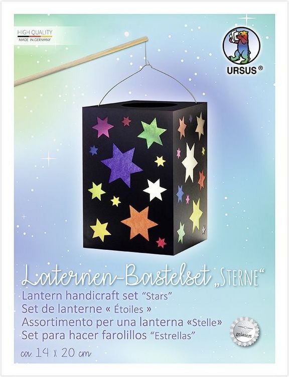 Produktbild: URSUS Laternen-Bastelset "Sterne"
