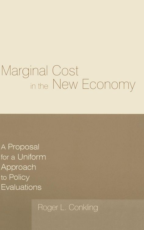 Produktbild: Marginal Cost in the New Economy