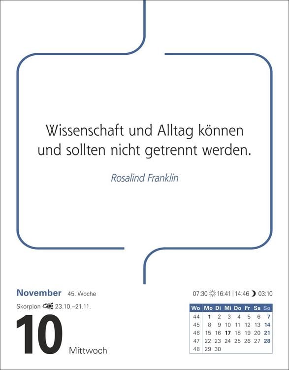 Produktbild: Zitate Tagesabrei&szlig;kalender 2027