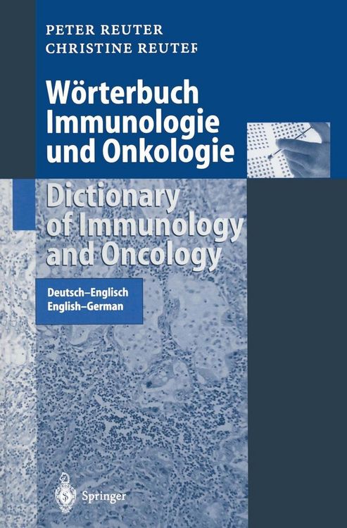 Produktbild: W&ouml;rterbuch Immunologie und Onkologie / Dictionary of Immunology and Oncology