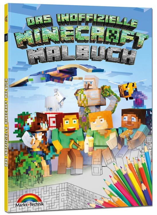 Produktbild: Das inoffizielle Minecraft Malbuch f&uuml;r Kinder und Jugendliche - zum Ausmalen der Minecraft Welt
