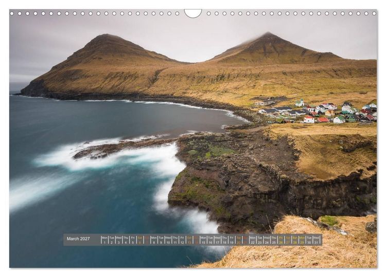 Produktbild: Spectacular beauty - Faroe Islands (Wall Calendar 2027 DIN A3 landscape), CALVENDO 12 Month Wall Calendar