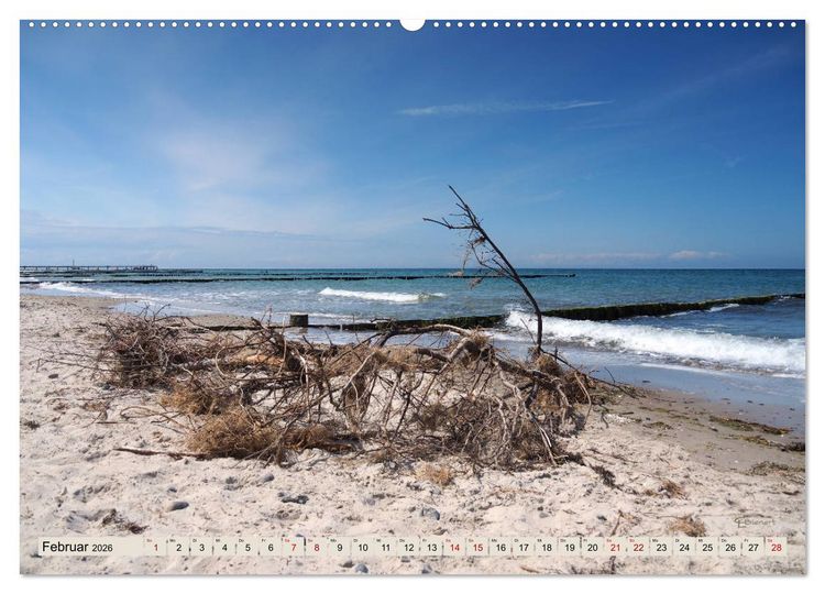 Produktbild: Ostseebad Wustrow K&uuml;stenimpressionen (hochwertiger Premium Wandkalender 2026 DIN A2 quer), Kunstdruck in Hochglanz