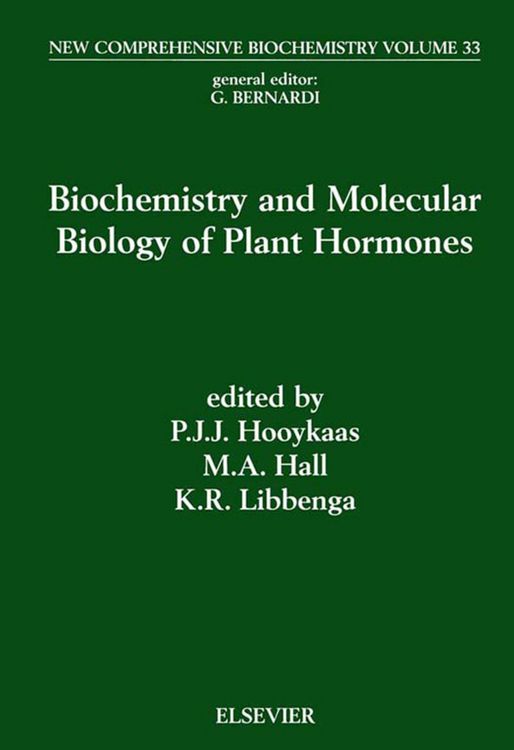 Produktbild: Biochemistry and Molecular Biology of Plant Hormones