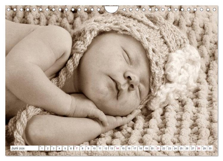 Produktbild: Babys - Willkommen im Leben (Wandkalender 2026 DIN A4 quer), CALVENDO Monatskalender