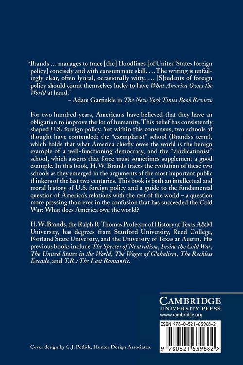 Produktbild: What America Owes the World