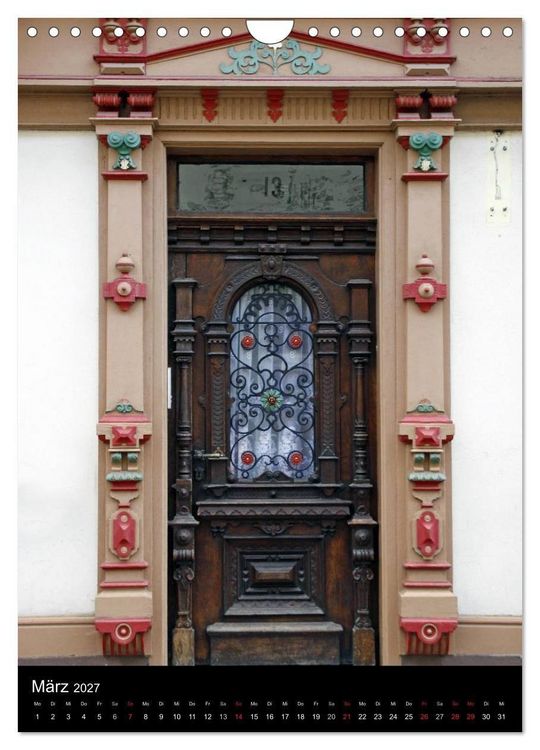 Produktbild: Sch&ouml;ne T&uuml;ren (Wandkalender 2027 DIN A4 hoch), CALVENDO Monatskalender