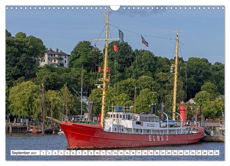 Produktbild: Hamburg - Stadt rund ums Wasser (Wandkalender 2027 DIN A3 quer), CALVENDO Monatskalender