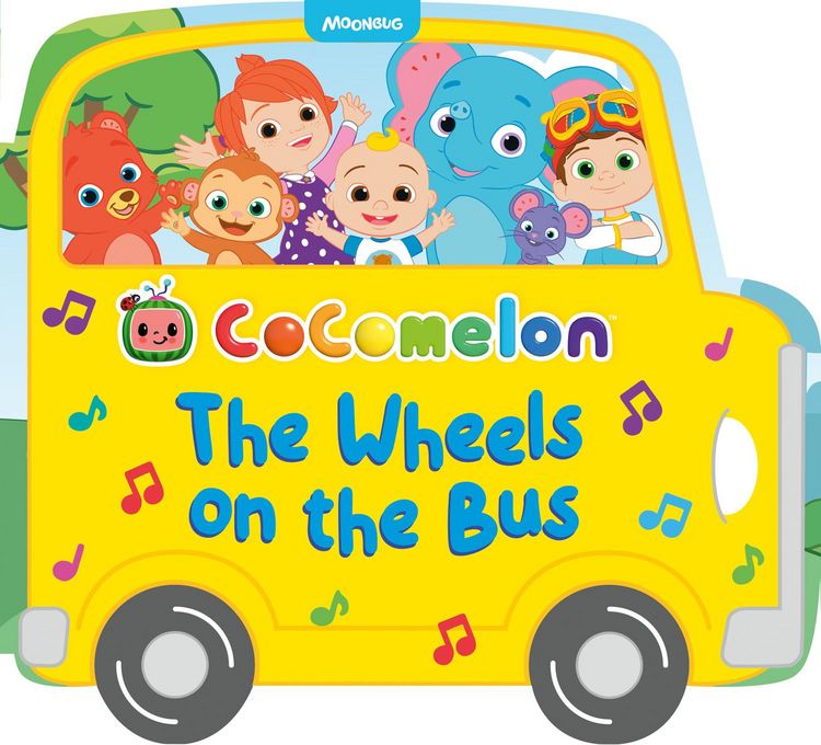 Produktbild: CoComelon Wheels On The Bus Shaped Board Book