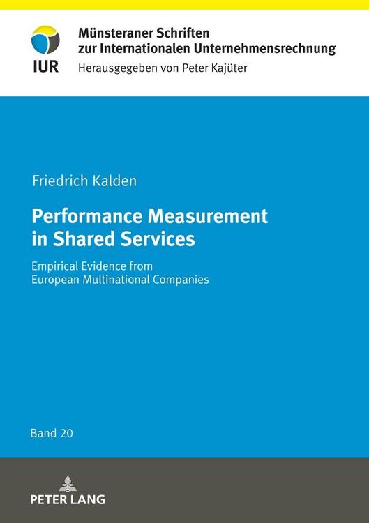 Produktbild: Performance Measurement in Shared Services