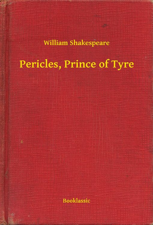 Produktbild: Pericles, Prince of Tyre