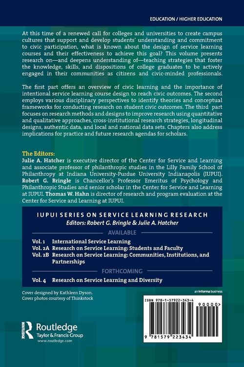 Produktbild: Research on Student Civic Outcomes in Service Learning