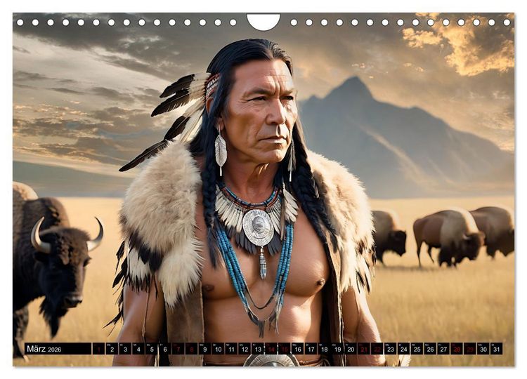 Produktbild: Im weiten Land der Indianer (Wandkalender 2026 DIN A4 quer), CALVENDO Monatskalender