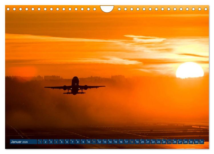 Produktbild: Faszination Fliegerei (Wandkalender 2026 DIN A4 quer), CALVENDO Monatskalender