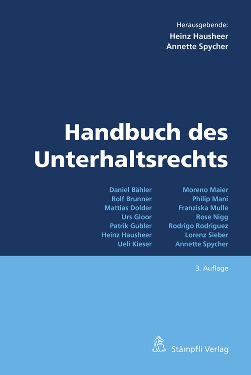 Produktbild: Handbuch des Unterhaltsrechts