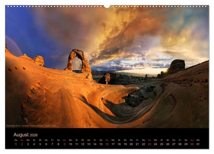 Produktbild: USA Der S&uuml;dwesten - Einzigartige Monumente (Wandkalender 2026 DIN A2 quer), CALVENDO Monatskalender