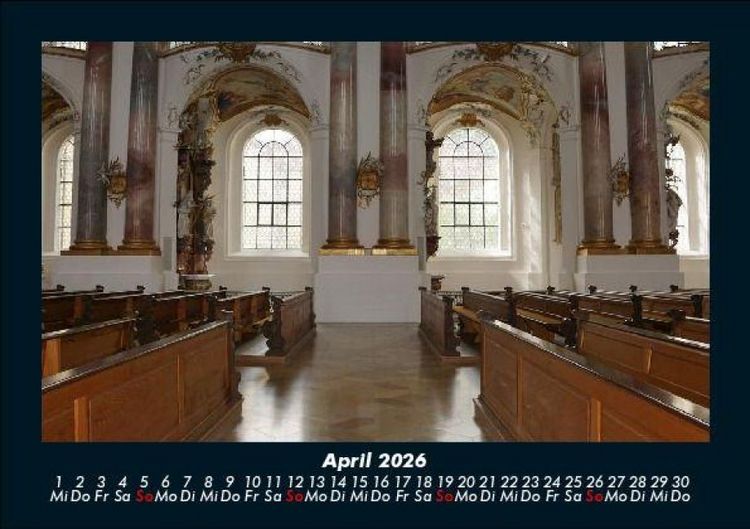 Produktbild: Religi&ouml;se Architektur 2026 Fotokalender DIN A5