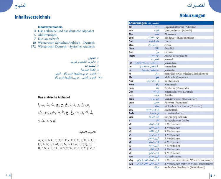 Produktbild: Wörterbuch Syrisches Arabisch (Syrisches Arabisch – Deutsch, Deutsch – Syrisches Arabisch)
