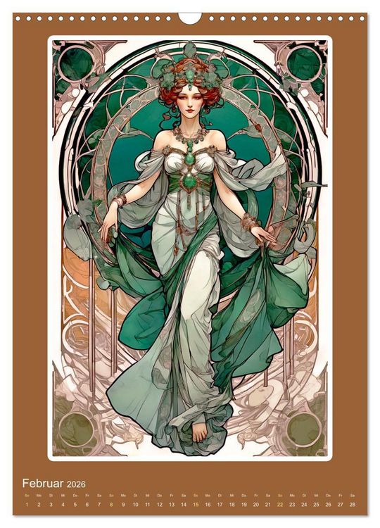 Produktbild: Illustrationskunst der Belle &Eacute;poque (Wandkalender 2026 DIN A3 hoch), CALVENDO Monatskalender