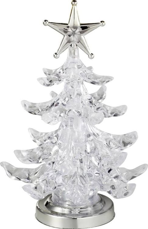 Produktbild: Sygonix SY-4722058 Weihnachtsbaum RGB Durchsichtig, Silber