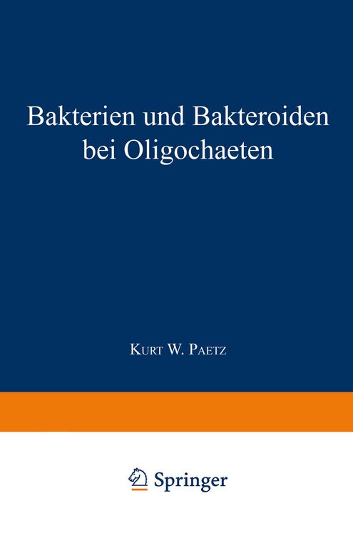 Produktbild: Bakterien und Bakteroiden bei Oligochaeten
