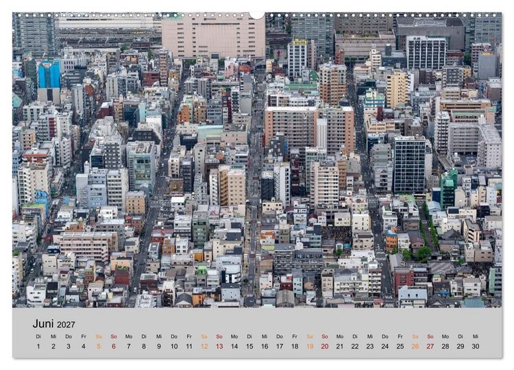 Produktbild: Tokio. Die faszinierende Metropole Japans (Wandkalender 2027 DIN A2 quer), CALVENDO Monatskalender