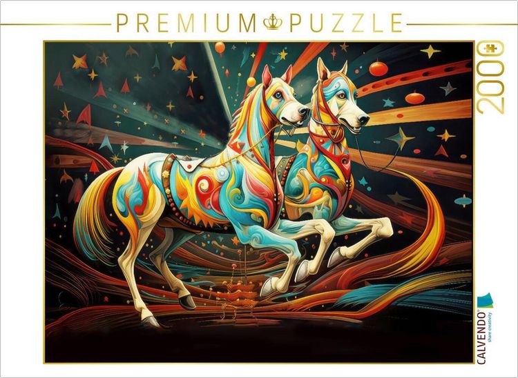 Produktbild: CALVENDO Puzzle Zirkuszauber mit Fantasie | 2000 Teile Lege-Gr&ouml;&szlig;e 90x67cm Foto-Puzzle f&uuml;r gl&uuml;ckliche Stunden