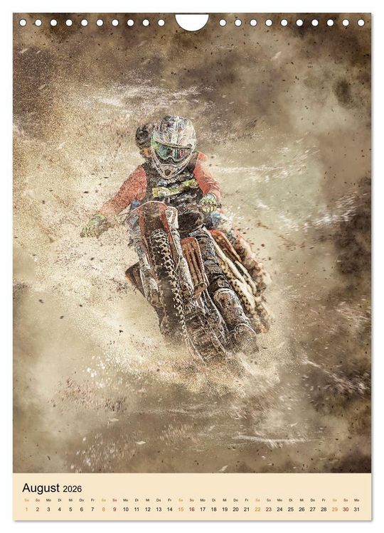 Produktbild: Motocross - Sport der Extreme (Wandkalender 2026 DIN A4 hoch), CALVENDO Monatskalender