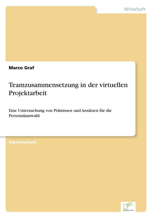 Produktbild: Teamzusammensetzung in der virtuellen Projektarbeit