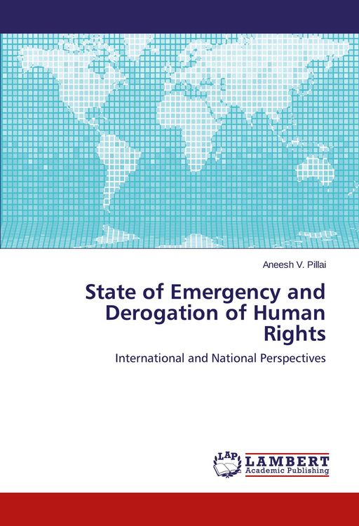 Produktbild: State of Emergency and Derogation of Human Rights