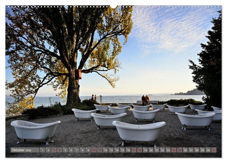 Produktbild: Zauberhafter Westlicher Bodensee (Wandkalender 2026 DIN A2 quer), CALVENDO Monatskalender