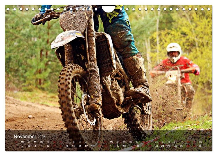 Produktbild: Motocross - Adrenalin pur (Wandkalender 2026 DIN A4 quer), CALVENDO Monatskalender