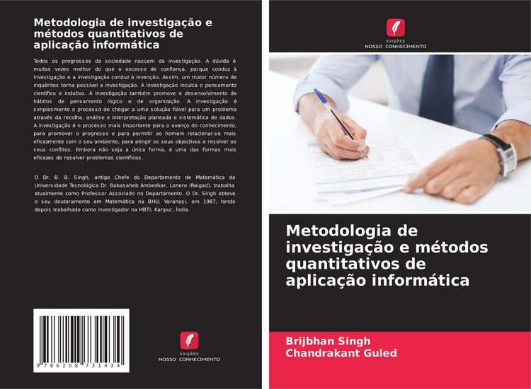 Produktbild: Metodologia de investiga&ccedil;&atilde;o e m&eacute;todos quantitativos de aplica&ccedil;&atilde;o inform&aacute;tica