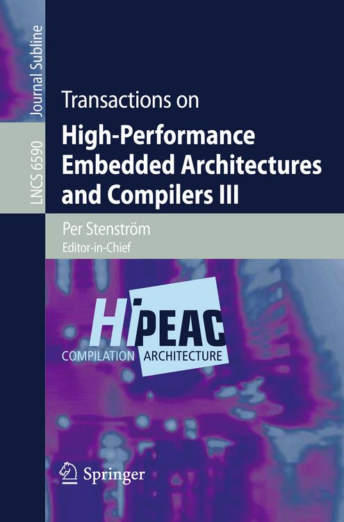 Produktbild: Transactions on High-Performance Embedded Architectures and Compilers III